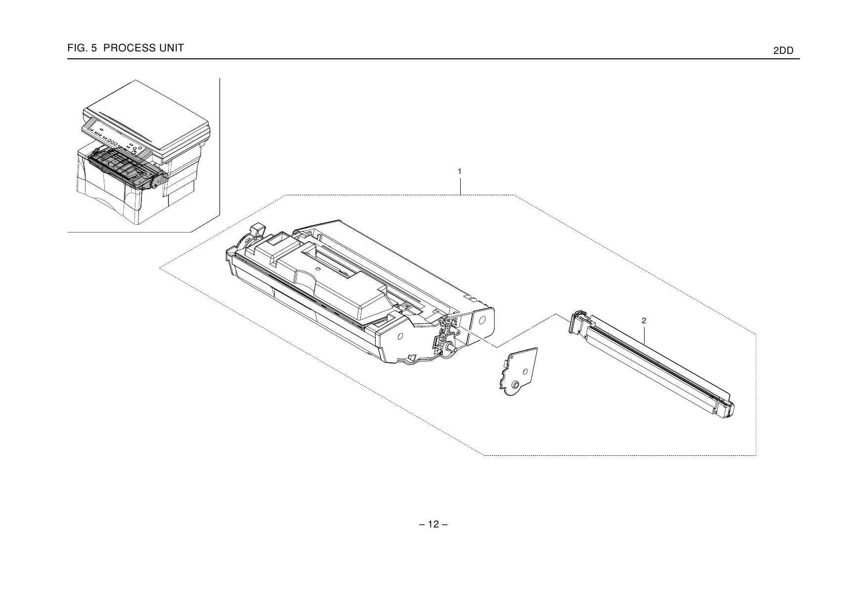 KYOCERA MFP FS-1018MFP KM-1815 Parts Manual-6